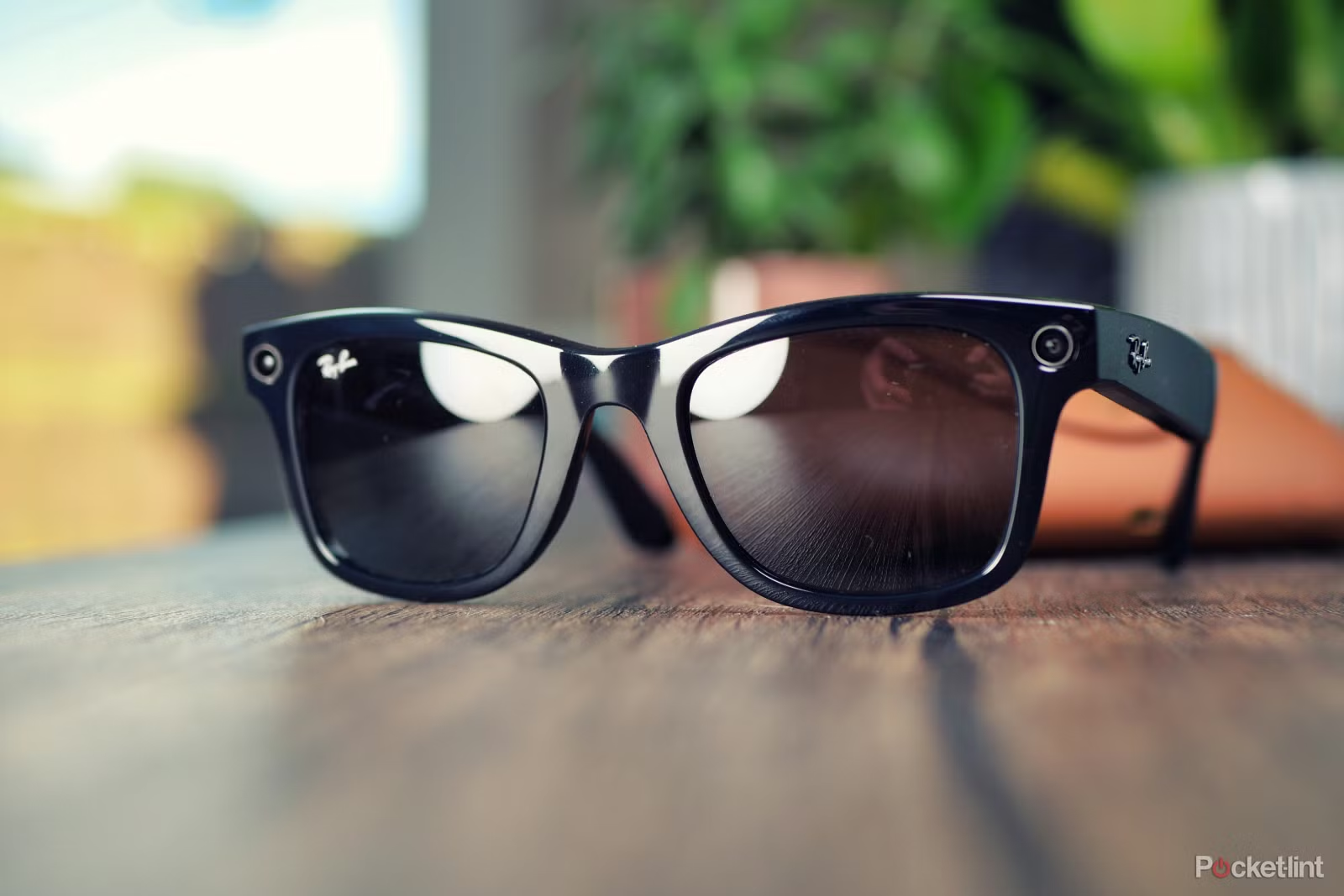 Smart glasses on a table