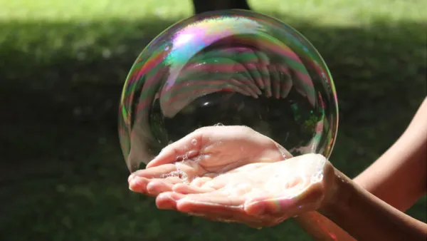 Sometimes bubbles can be good